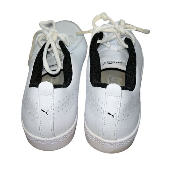Puma White Lace up Sneakers(Size 8W) - Picture 8 of 11